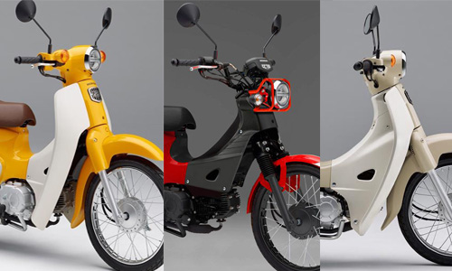 Bộ 3 xe máy “huyền thoại” Honda Super Cub sắp ra mắt